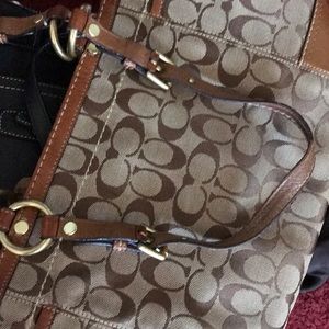 Brown Coach bag